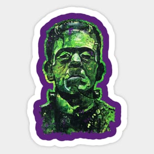 Pop Art Frankenstein (Transparent Version) Sticker